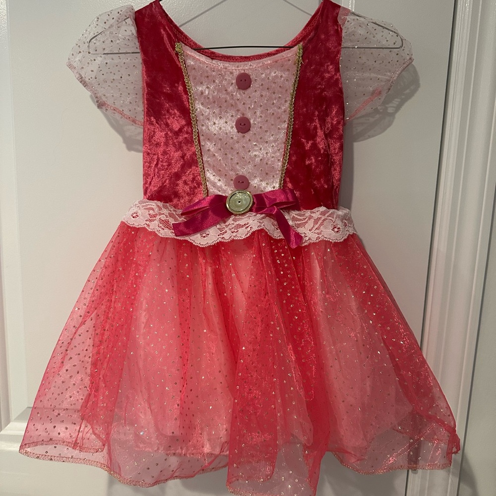 Pink and White Kids Costume Dress